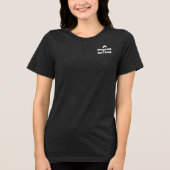 En Tri-matière T-Shirt Texte Force Tranquille de Progrès (Recto)