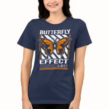 T-shirt Théorie de l'effet papillon Chaos
