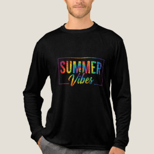 En Tri-matière T-Shirt Tie-Dye Été – Arc-en-Ciel Coloré