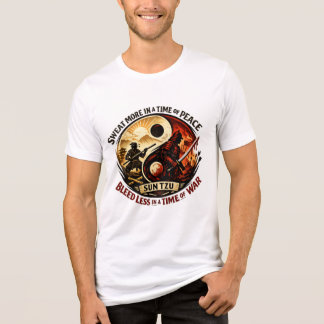 En Tri-matière T-shirt 'Transpire plus, saigne moins'
