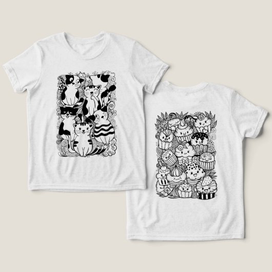 En Tri-matière T-shirt Tri-Blend (Design Recto & Verso)