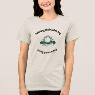 En Tri-matière T-shirt Tri-Blend à manches courtes pour garder ma