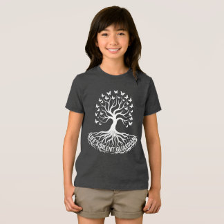 En Tri-matière T-Shirt Tri-Blend Arbre Papillon pour Jeunes