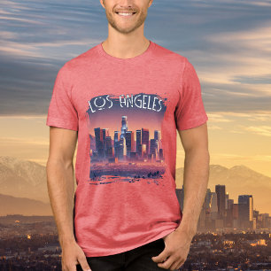 En Tri-matière T-Shirt Tri-Blend de Los Angeles Graphic