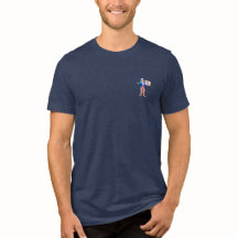 T-shirt Tri Blend Foncé {L} pour le lancer de fer