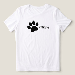 En Tri-matière T-shirt tri-blend minimaliste Maman Chien