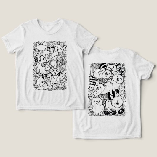 En Tri-matière T-shirt Tri-Blend Tri-Blend (Design Recto & Verso)