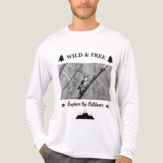 En Tri-matière T-Shirt Tri-Blend Wild & Free Chemise (Recto)