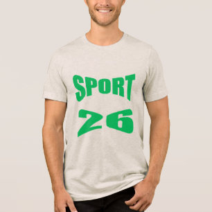 En Tri-matière T-Shirt tri-mélange abricot SPORT 26