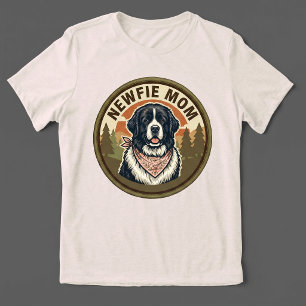 En Tri-matière T-shirt tri-mélange Maman Newfie Cadeau pour mam