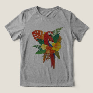 En Tri-matière T-shirt Tropical Parrot Bloom