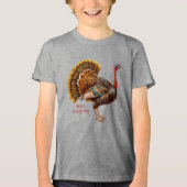 En Tri-matière T-shirt Turquie Thanksgiving (Recto)