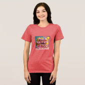 En Tri-matière T-shirt typographie" (Recto plein)