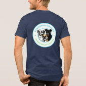 En Tri-matière T-Shirt Unisexe PAWSitively Obéissant  (Verso)