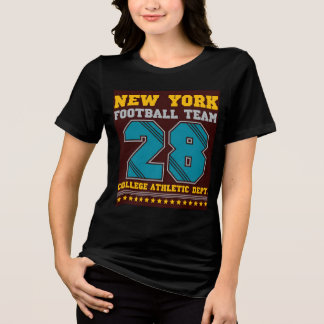 En Tri-matière T-shirt vintage de basketball américain avec effet