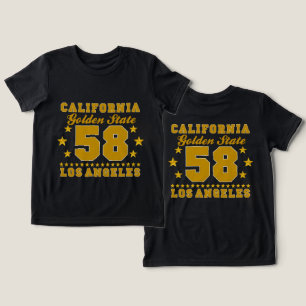 En Tri-matière T-Shirt Vintage Sportswear Californien Graphisme D
