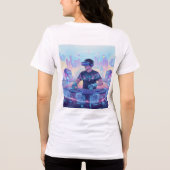 En Tri-matière T-shirt Virtual Reality Mixscape DJ (Verso)