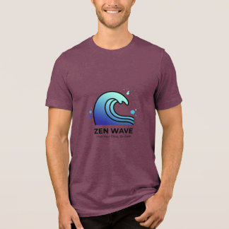 En Tri-matière T-Shirt Zen Wave Trouvez Votre Flux