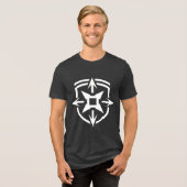 En Tri-matière Tactical Gamer Skull Emblem T-Shirt (Recto plein)