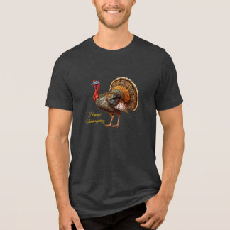 En Tri-matière Thanksgiving Turquie T-shirt Tri-Bl homme