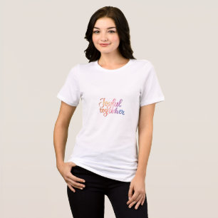 En Tri-matière "Ton Style, Ton Chemin, Sur Demande." T-shirt