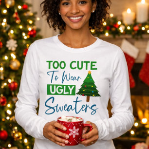 En Tri-matière Trop Mignon Pour Porter Des Pulls Laids T-Shirt de