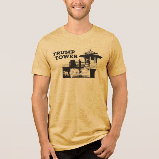 En Tri-matière Trump Tower (Black on Light) T-Shirt
