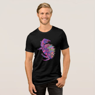 En Tri-matière Turtle design T-Shirt