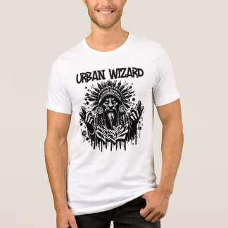 En Tri-matière Urban Wizard Graphic Tee. Street Art Magic T-Shirt
