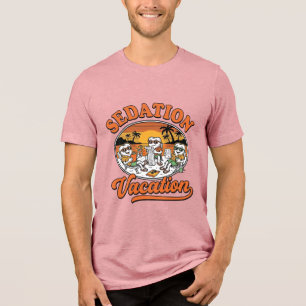 En Tri-matière Vacances sous sédation Design de T-shirt humour de