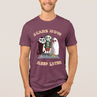 En Tri-matière Vibrations Effrayantes – Conception de T-Shirt pou