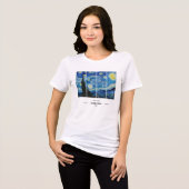 En Tri-matière Vincent Van Gogh Starry Night T-Shirt (Recto plein)