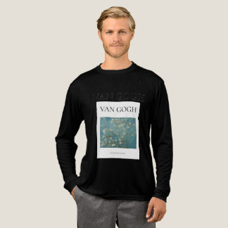En Tri-matière VON GOGH fleur d'amande T-shirt à manches longues