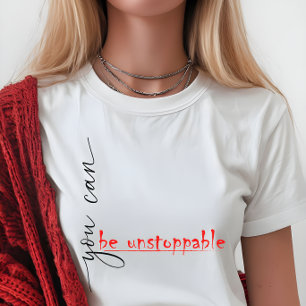 En Tri-matière Vous pouvez être imparable - T-shirt pour femmes