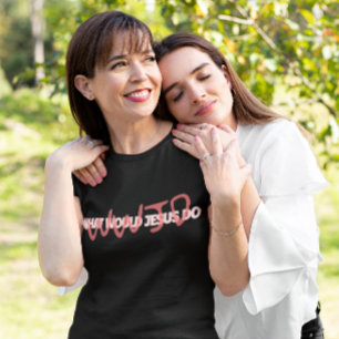 En Tri-matière WWJD – Que ferait Jésus *vraiment* ? T-shirt