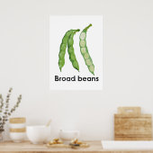 En - Tuinbonen Poster (Keuken)