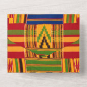 En Un Invitation tout compris avec impression africaine (Verso)