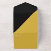 En Un Invitation Tout Compris avec Script Noir Two Tone  (Dehors)