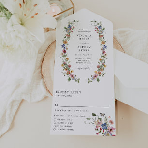 En Un Invitation Tout Compris Fleurs Colorées