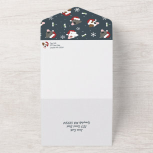 En Un Santa Dog - Joyeux Howlidays Invitation Tout Compr