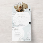 En Un Songbirds Magnolias | Invitation de mariage tout e (À l'intérieur)