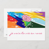 En van La vie nam kaart toe (Voorkant / Achterkant)