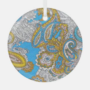 En Verre Grungy Ornement psychédélique islamique Grungy