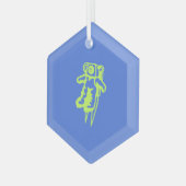 En Verre Ornement Arbre de Noël Spaceman (Avant gauche)