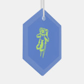 En Verre Ornement Arbre de Noël Spaceman (Avant droite)