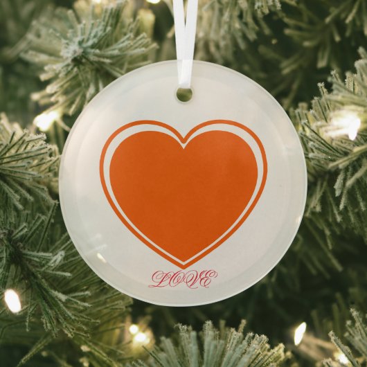 En Verre Ornement d'amour (Insitu)