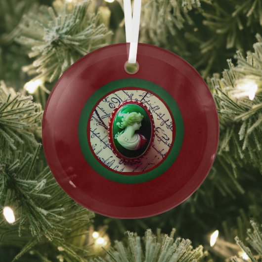 En Verre Ornement de bijoux Cameo (Insitu)