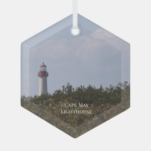 En Verre Ornement du phare de Cape May