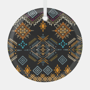 En Verre Ornement ethnique Boho Motif sans couture