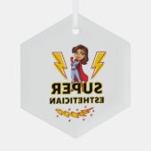 En Verre Ornement métallique esthétique (Verso)